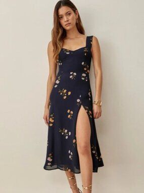 Reformation Fulton Midi Dress size 6